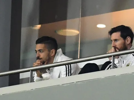 Video: Messi, destruido por la lesión de Lanzini