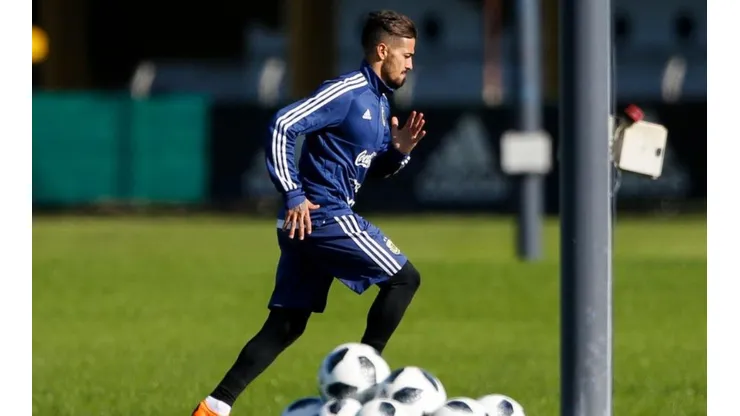 DOLOR. Lanzini se rompió los ligamentos y se queda afuera del Mundial.