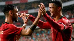 CON EL COMANDANTE. Cristiano Ronaldo celebra el 1-0, donde metió una asistencia perfecta.