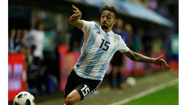 Manuel Lanzini, jugador de la Selección Argentina.