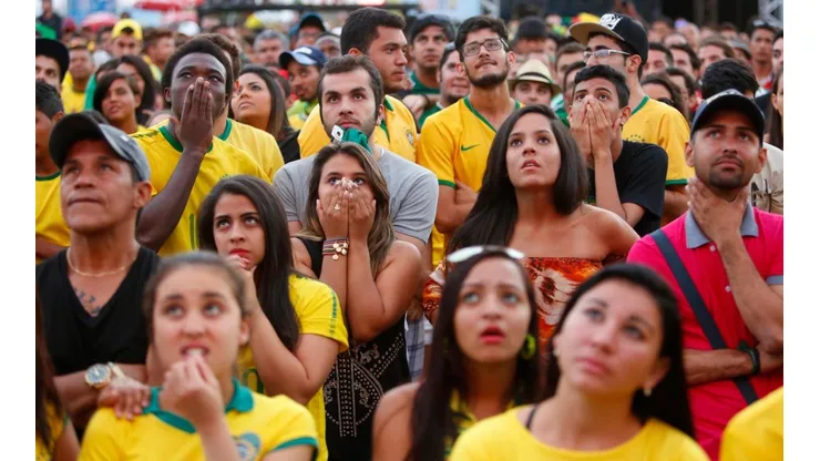 A LA ESPERA. Los fanáticos de Brasil en la última Copa del Mundo (Foto: Getty).