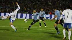 GOLAZO. De Arrascaeta y una volea de época.