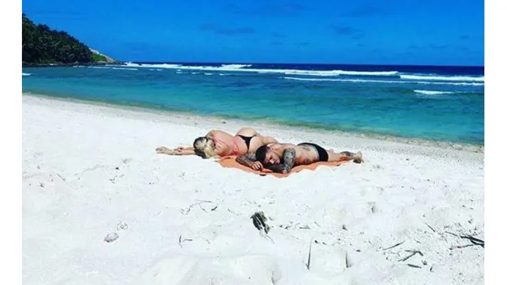 Foto de Wanda Nara con Mauro Icardi