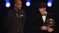 Guardiola y Messi, puro respeto