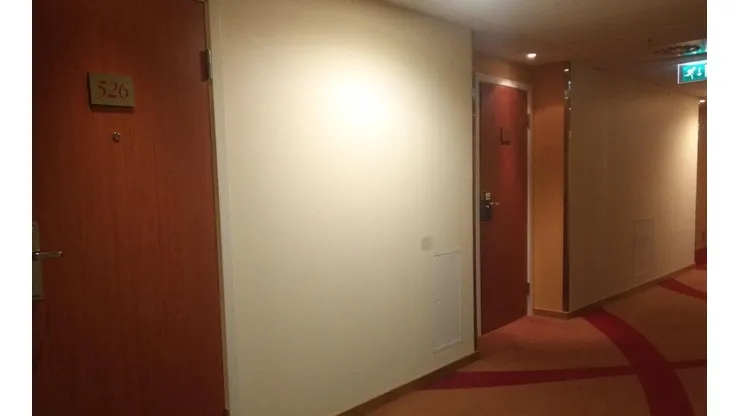 Las habitaciones seguidas de Cooper, Penedo y Torres fueron violentadas, durante el partido amistoso