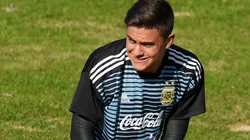 Dybala en el entrenamiento de Argentina