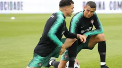 Pepe y Cristiano Ronaldo, selección de Portugal
