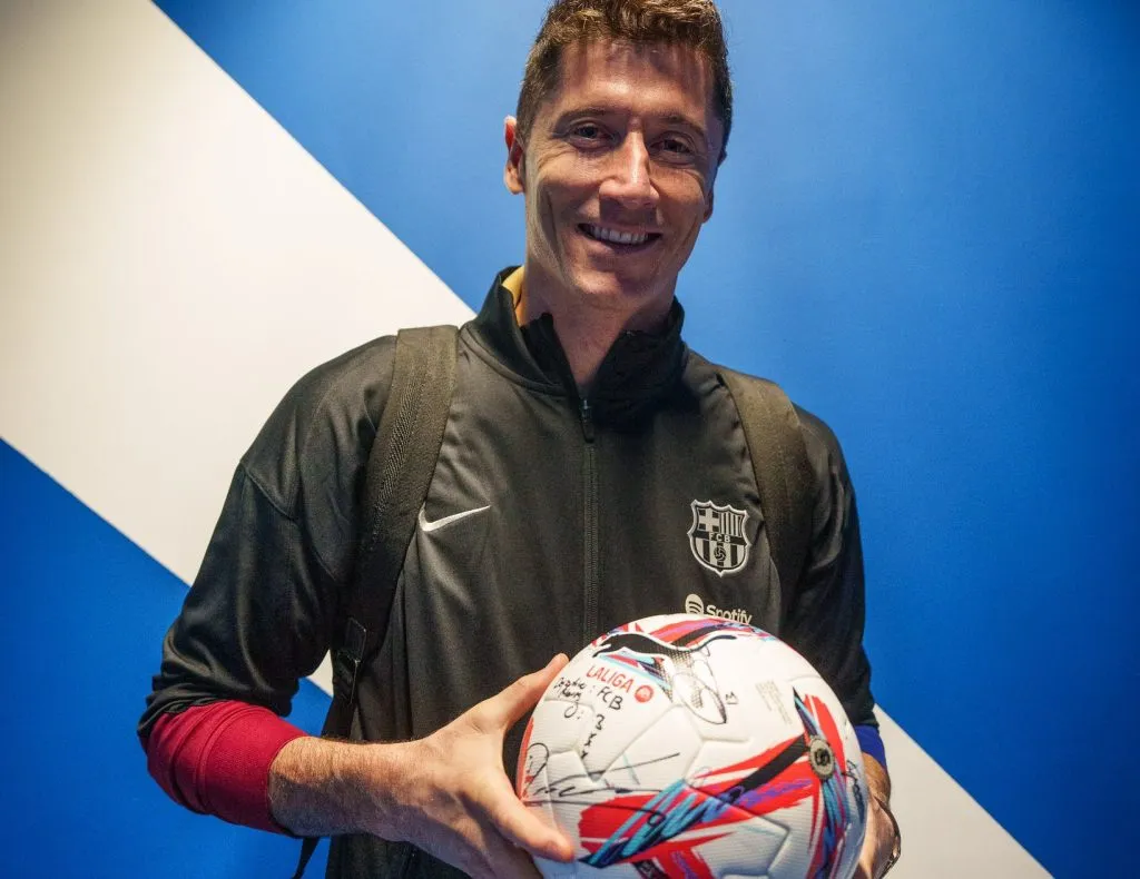 lewandowsi hattrick balon