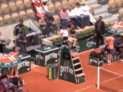 Diego Schwartzman le sacó una sonrisa a una hermosa juez de silla