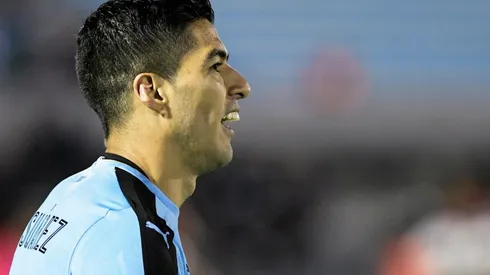Suárez con la selección de Uruguay
