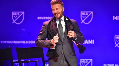 Beckham se retiró del fútbol en mayo del 2013