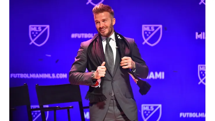 Beckham se retiró del fútbol en mayo del 2013
