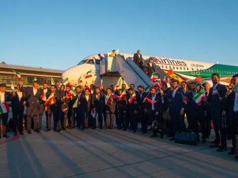 Irán, la primera selección en arribar a Rusia