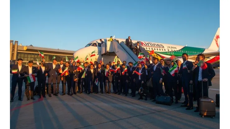 Irán, la primera selección en arribar a Rusia