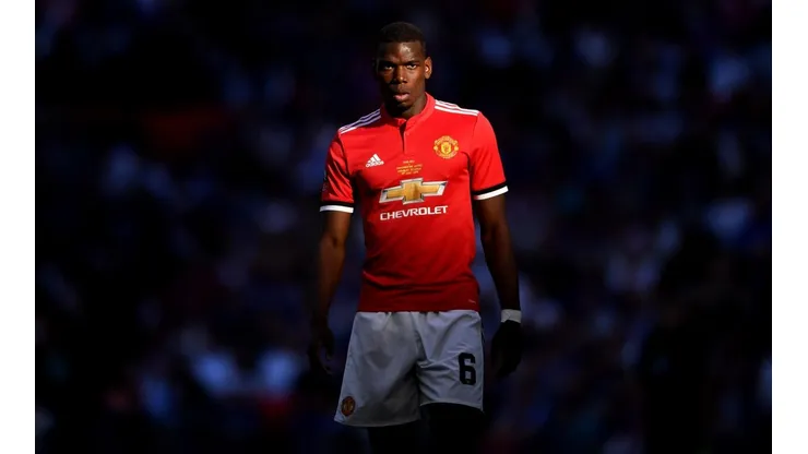 EN EL CENTRO. Paul Pogba es uno de los jugadores más criticados en Manchester United (Foto: Getty).
