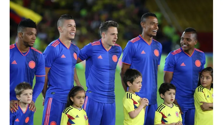 William Tesillo en la despedida de la Selección Colombia.