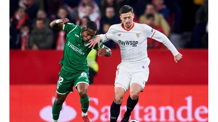 Lenglet en Sevilla.