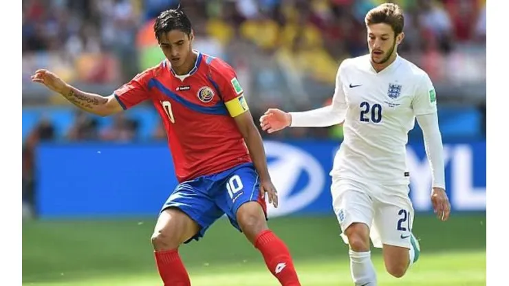 Ruiz jugó en el empate sin goles contra los ingleses, hace cuatro años, en Brasil
