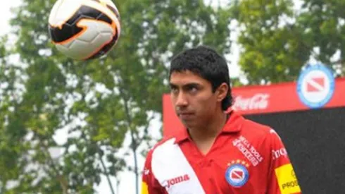 Luciano Cabral en su etapa en Argentinos Juniors.
