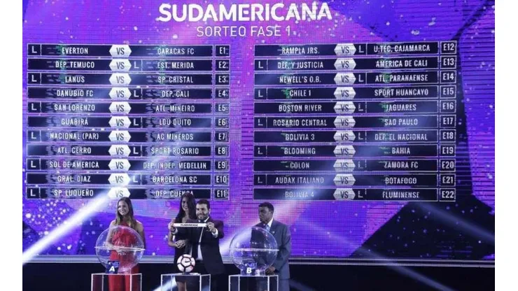 EN VIVO: Sorteo Copa Sudamericana 2018, segunda fase