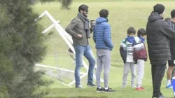 El goleador celeste compartió de cerca con sus excompañeros, en especial, con Luis Suárez