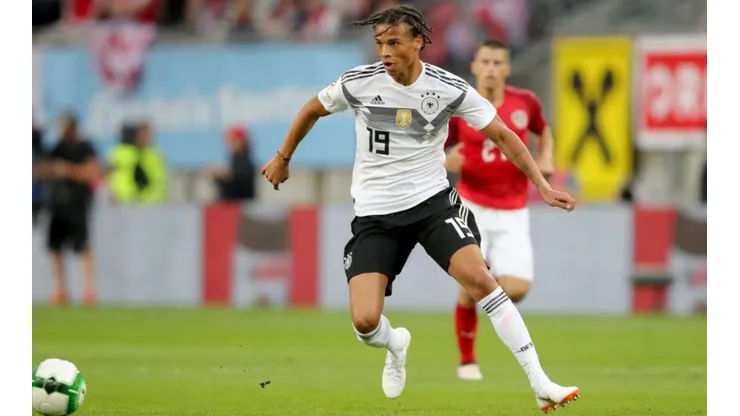 Leroy Sané, la principal ausencia de Alemania.