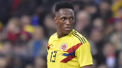 Yerry Mina con la Selección Colombia.