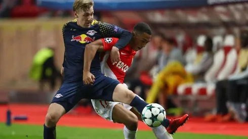 Youri Tielemans con la camiseta de Mónaco.