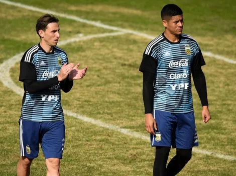 De River no es: Marcos Rojo le fue con todo a Armani