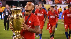 MEMORIOSO. Vidal recuerda que con Sampaoli ganó su primera Copa América y le desea suerte para el Mundial.