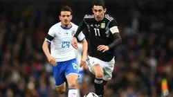 Ángel Di María con la Selección Argentina.