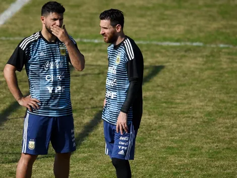 Agüero y Messi, la foto que ilusiona a toda Argentina