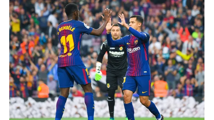 Foto de Dembélé, jugador de Barcelona.