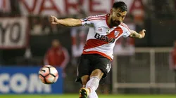 Ariel Rojas con la camiseta de River.
