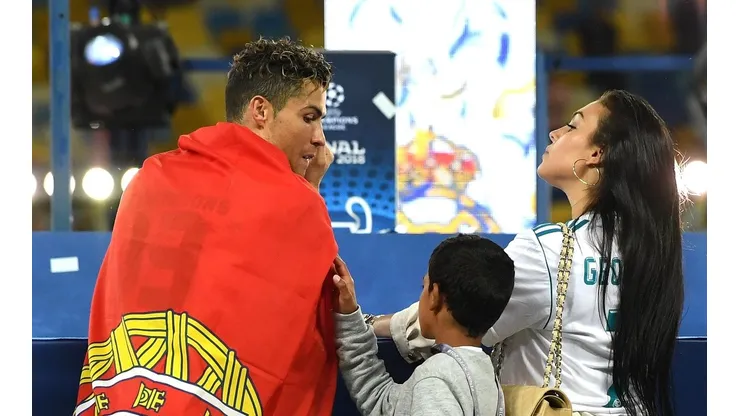 Foto de Cristiano Ronaldo con Georgina Rodríguez