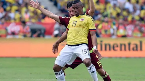 Farid Díaz con la Selección Colombia.