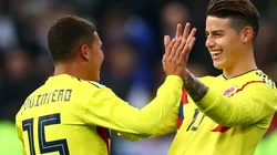 James y Quintero, socios en la cancha