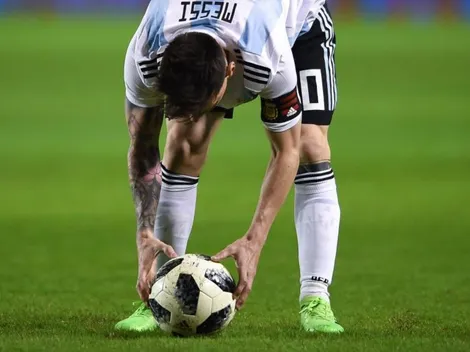Messi le pateó 20 tiros libres a Guzmán: metió 18 goles