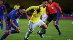 EL DIEZ. James Rodríguez durante la despedida con el público antes de Rusia 2018 (Foto: Getty).