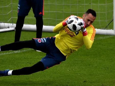 Una chilena horrible de Davinson Sánchez terminó en un atajadon de Ospina