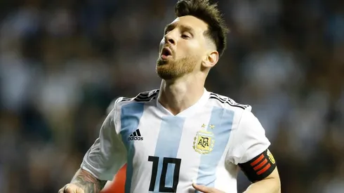AL CIEN POR CIEN. Lionel Messi en el amistoso contra Haití en La Bombonera (Foto: Getty).