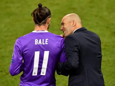 Bale, el único que no saludó a Zidane en las redes