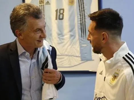 A lo Retamar: Macri motivó a la Selección en su despedida del país