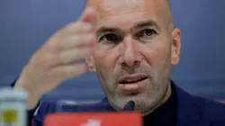 ADIÓS AL REAL MADRID. Zinedine Zidane en su último conferencia de prensa como DT del Real Madrid (Foto: Getty).