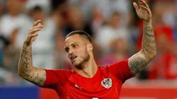 Mourinho espió a Arnautović en el amistoso Rusia vs Austria