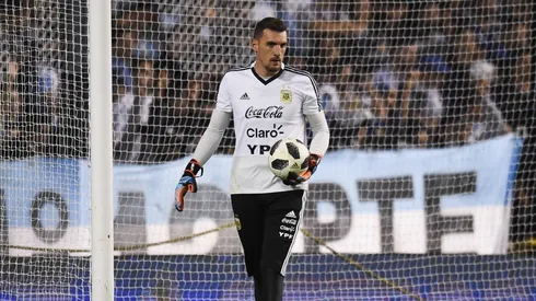 Foto de Franco Armani, arquero de la Selección Argentina.