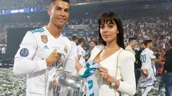 Foto de Cristiano Ronaldo con Georgina Rodríguez.