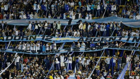 Foto de la Selección Argentina y la Bombonera