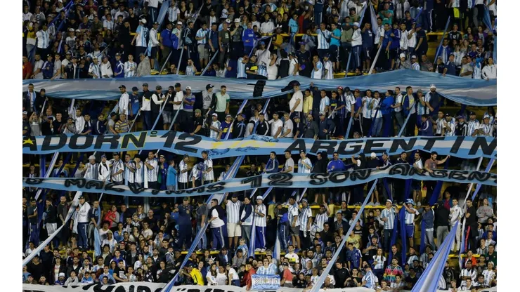 Foto de la Selección Argentina y la Bombonera