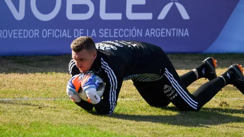 Foto de Franco Armani, arquero de la Selección Argentina.